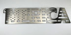Stainless Steel USA Emblem Adhesive Decal for Cars and Trucks (Brushed)