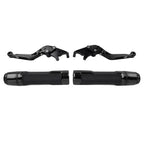 Set of 2 Black Extendable Brake Clutch Levers for Suzuki DL1000 (2002–2023)
