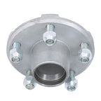 Set of 2 Galvanized Trailer Hub Kits for 2000 lbs Spindle (1" or 1.0625")