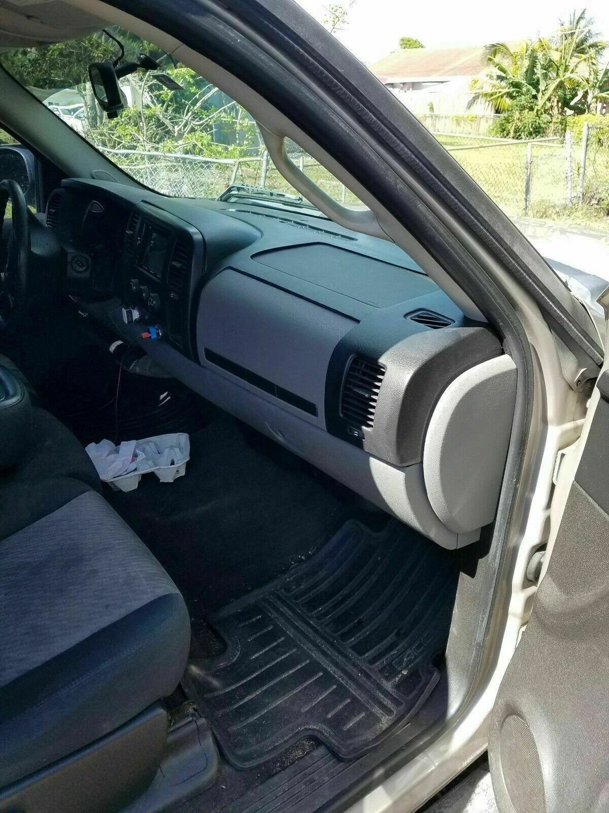 Black Dash Cover for Silverado 1500 (2007–2013) Textured Overlay