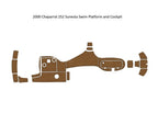 EVA Foam Teak Floor Pad for Chaparral 252 Sunesta (2000)
