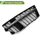 1pc Left Front Fog Light Grill for Audi A3 S3 (2017–2020) No. 8V3807681AE ABS