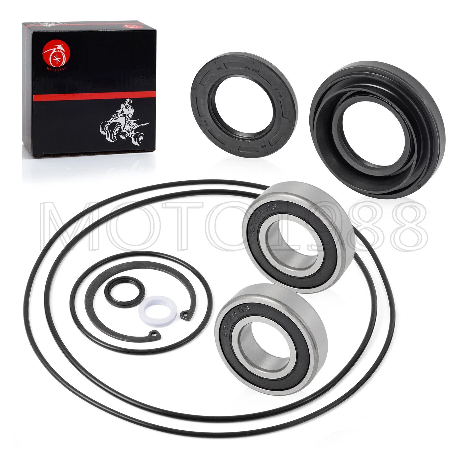 Rear Axle Nuts & Brake Drum Seal Bearing for Honda Rancher Foreman 400-500