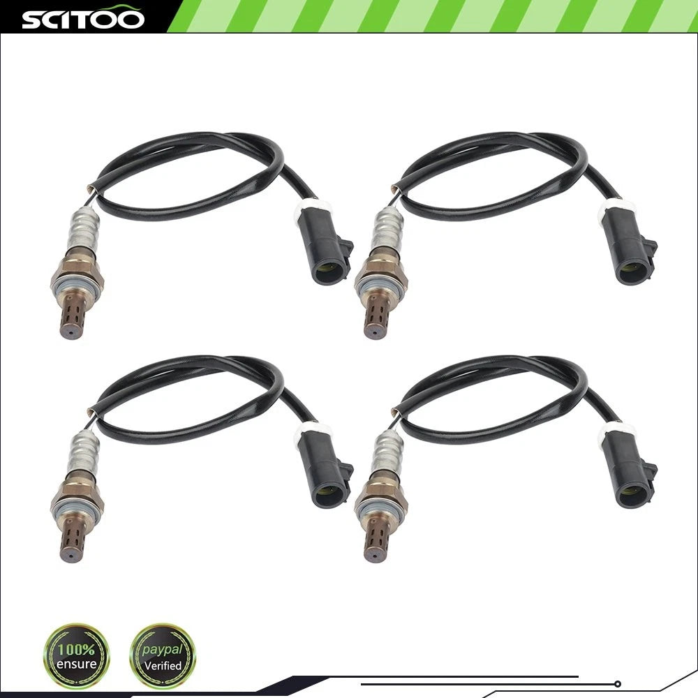 Set of 4 Oxygen O2 Sensors for Ford Taurus (1996–1999) 3.0L 3.4L