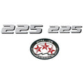 225 HP Horsepower Decal Sticker for Yamaha Outboard Engine Cover (4 Stroke)