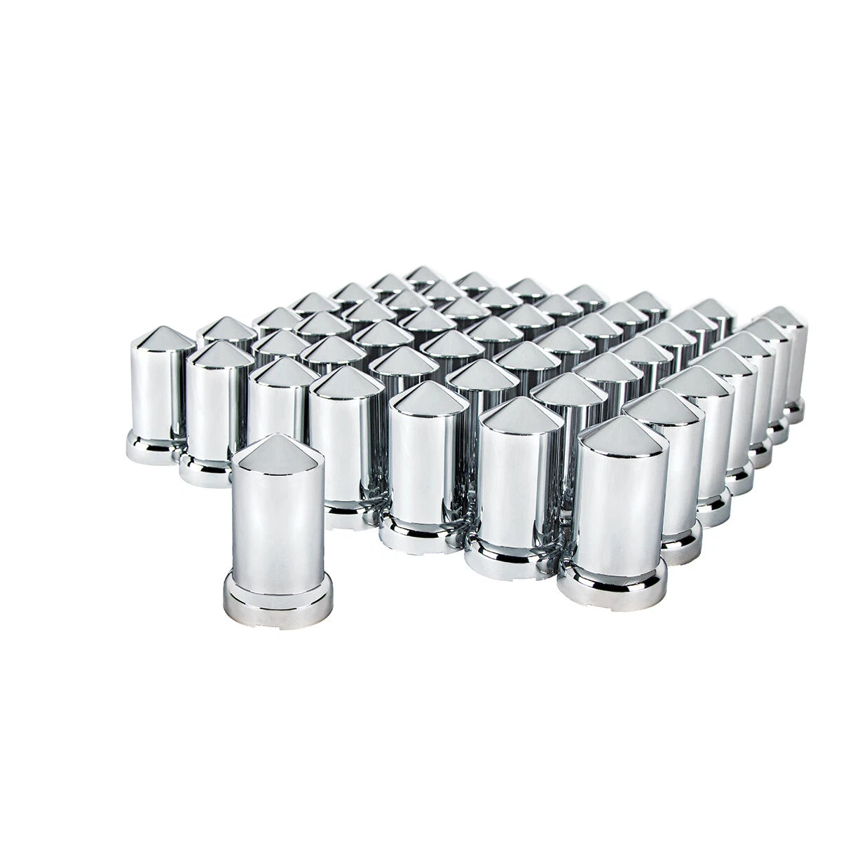 Chrome Lug Nut Covers Push-On 33mm for Toyota Tacoma (2012–2023)