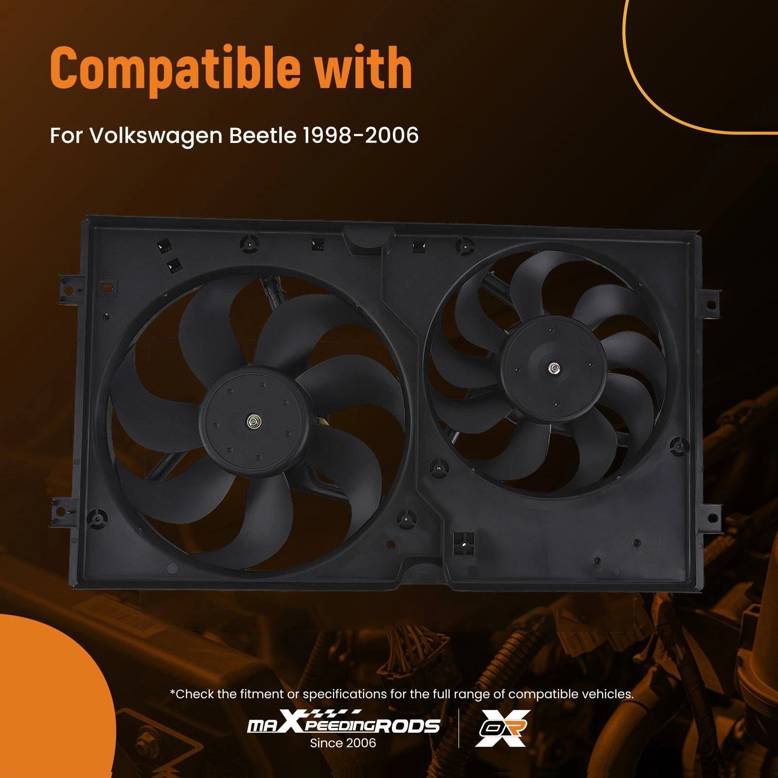 Electric Radiator Cooling Fan for Volkswagen Beetle (1998-2006)