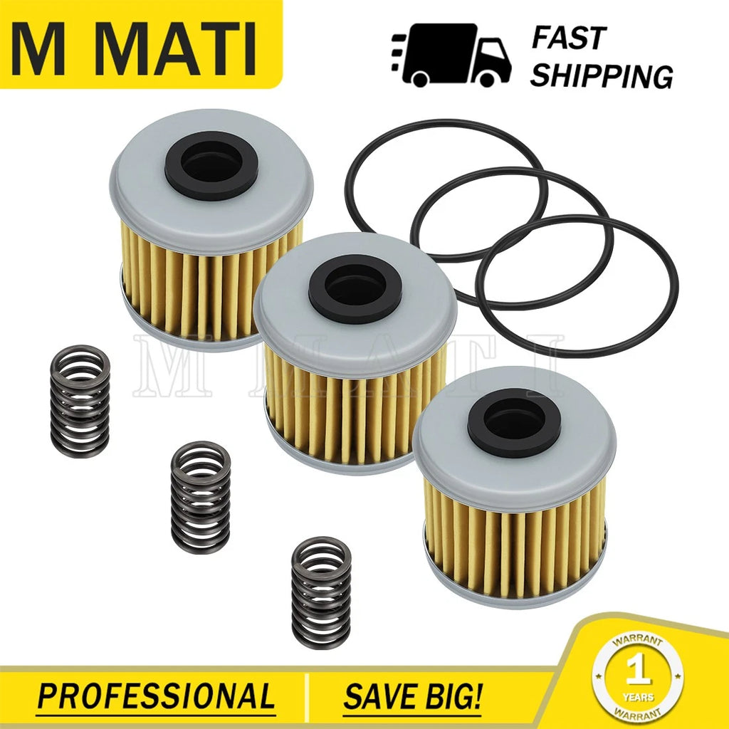 3 Oil Filters w/ O-Ring for Honda TRX450R TRX450ER (2004–2014) 15412-MEN-671