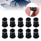 Windscreen Bolt M5x16mm Screws Set for M5 Rubber Nuts Anodized Aluminum