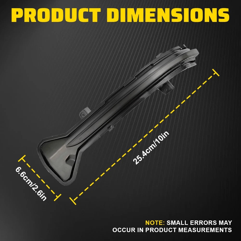 Dynamic LED Side Mirror Turn Signal Light for BMW 3 5 6 7 8 Series (2011–2023)