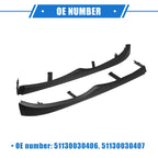 Front Bumper Lower Grille Headlight Trim Panel for BMW 330xi Black