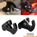 Black Detachable Sissy Bar Luggage Rack for Motorcycle Universal