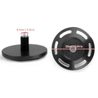 2X Black CNC Billet Aluminum Hole Frame Plugs for BMW S1000XR (2015–2020)