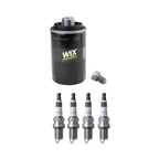 Wix Engine Oil Filter & NGK Iridium IX Spark Plugs Kit for Audi A3 A4 A5 (2000–2023)