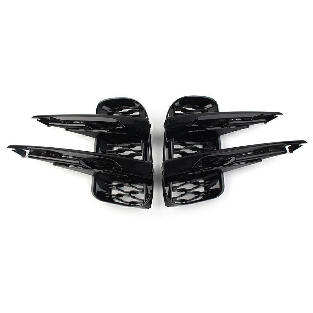 Pair Front Black Bumper Grille for Land Rover Range Rover Evoque (2019–2023) LR114729