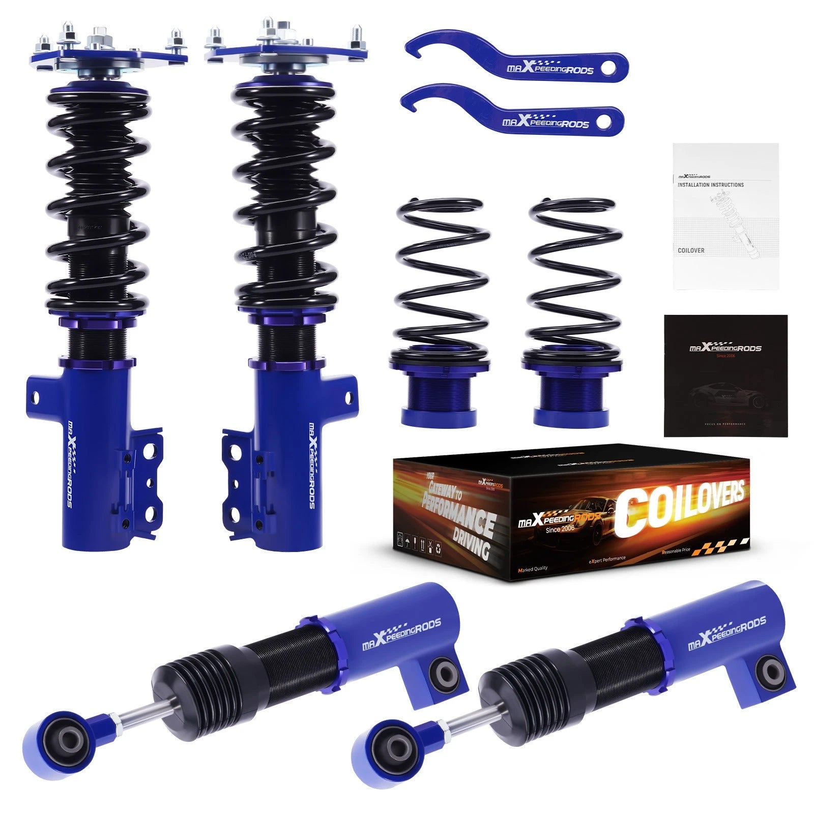 Coilover Shock Struts Lowering Kit for Hyundai Veloster (2012–2018)