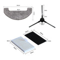 Vacuum Side Brush HEPA Filter Mop Pads for MOVA S800, Trouver E20