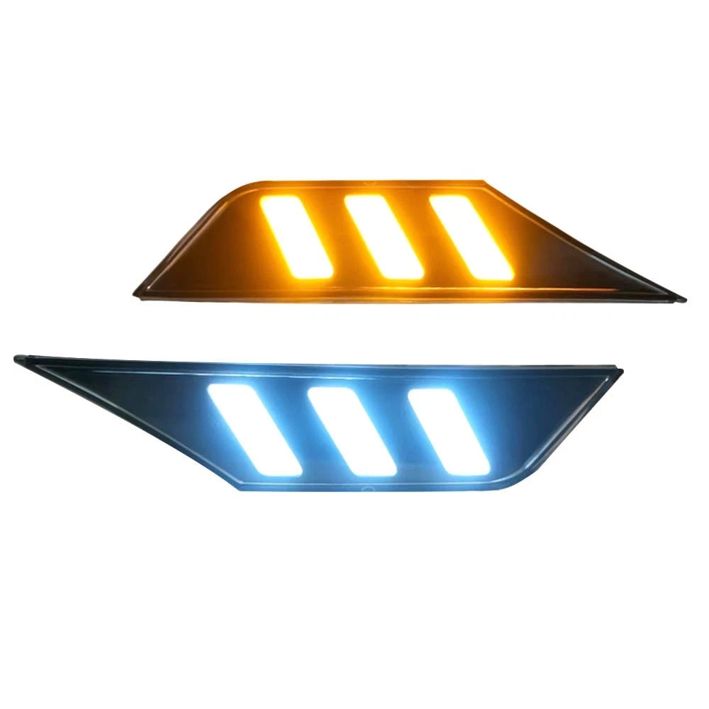 LED Blue & Amber Front Bumper Side Marker Light for Honda Civic (2016–2021)