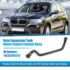 Expansion Tank Outlet Engine Coolant Hose for BMW X3 (2004–2010) No.11533400205