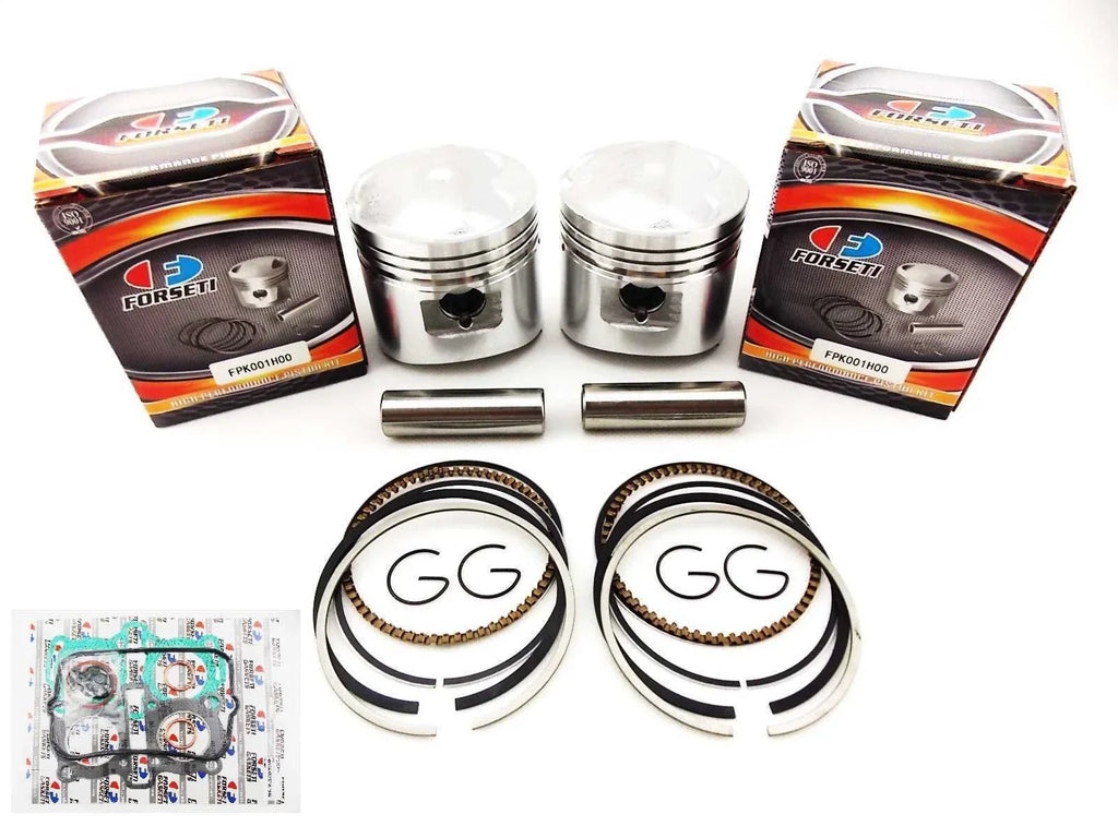 Top End Kit 62mm Piston Rings Gasket for Honda CB250N (1980-1982)