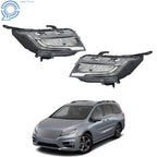 LED Headlight Assembly for Honda Odyssey (2018–2020) Chrome