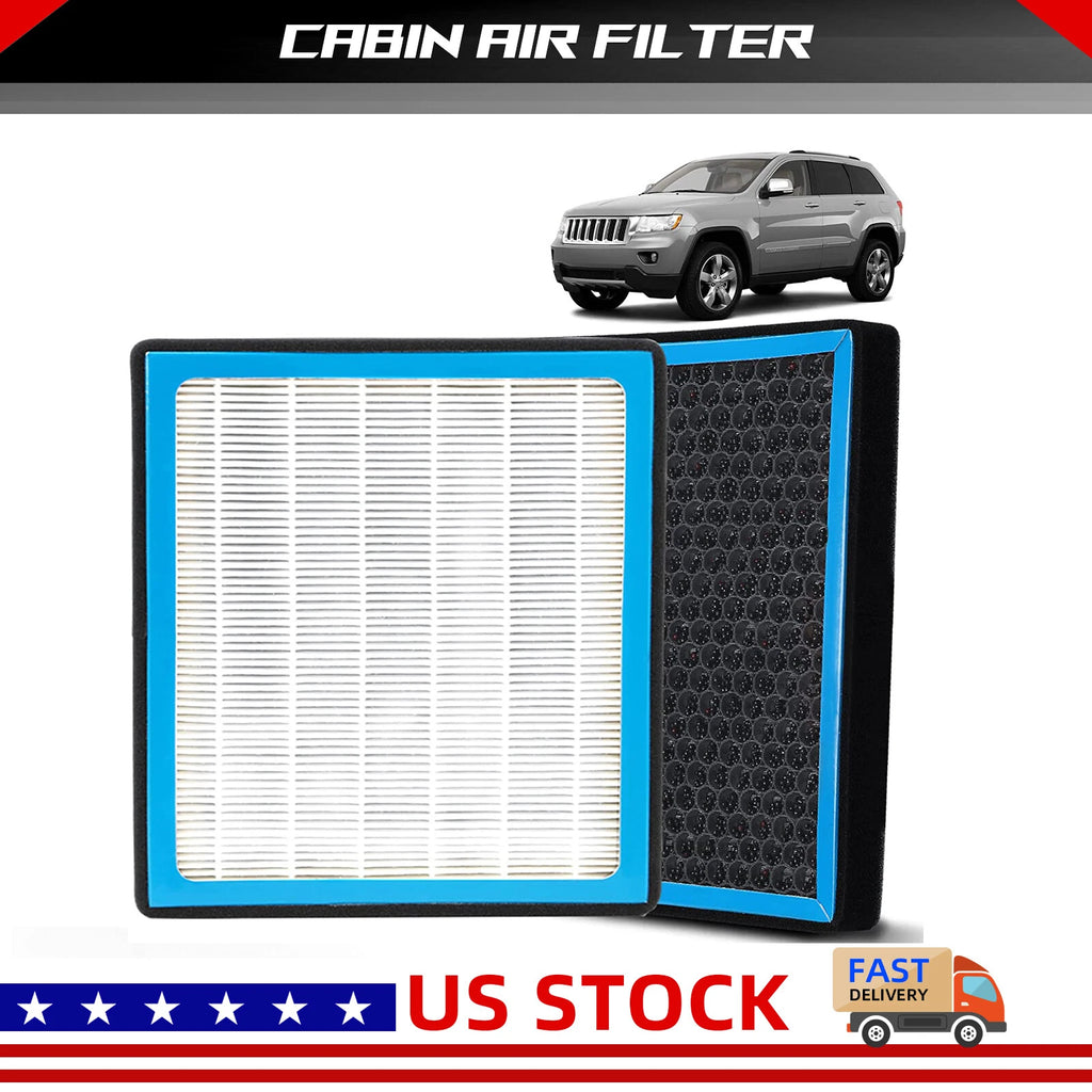 HEPA Cabin Air Filter for Dodge Durango (2011–2020) Jeep Grand Cherokee (2011–2021)