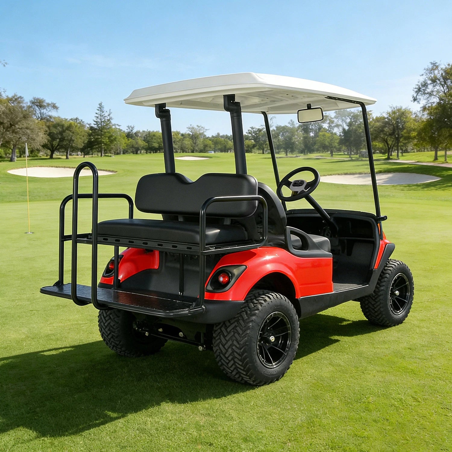 Rear Seat Cushion Set for EZGO RXV TXT Club Car DS (2008–2023)