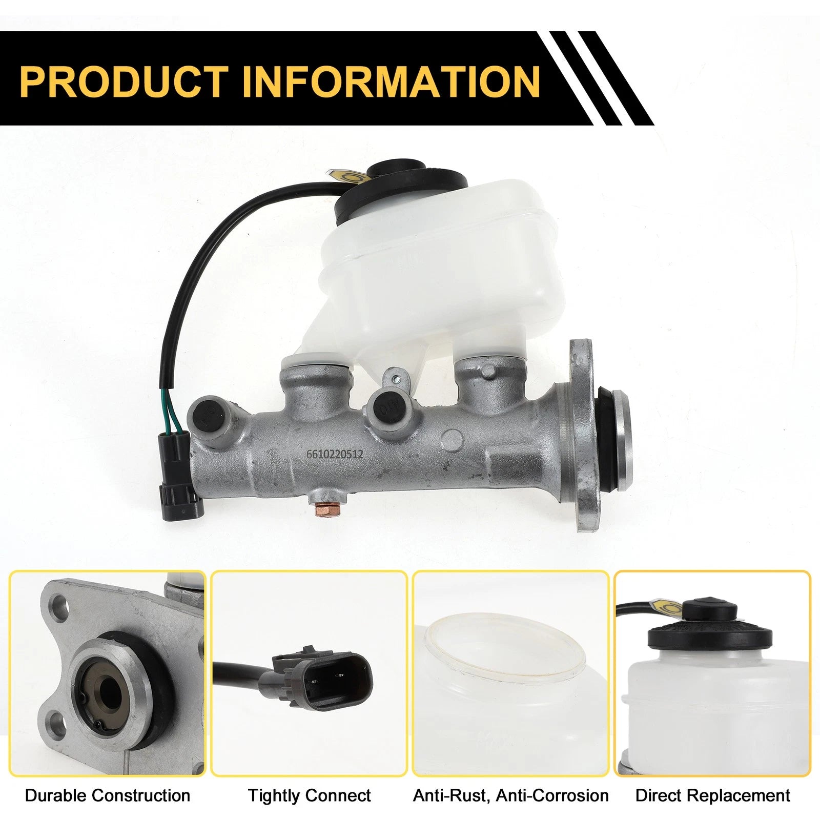 Brake Master Cylinder with Reservoir No. 472013D020 for Toyota Pickup (1991)