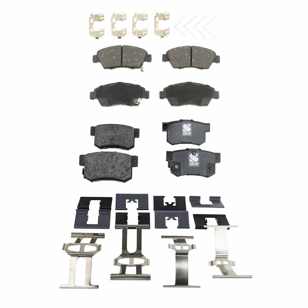 Set of 4 Ceramic Brake Pads for Honda Civic (2009–2011)