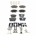 Set of 4 Ceramic Brake Pads for Honda Civic (2009–2011)