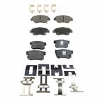 Set of 4 Ceramic Brake Pads for Honda Civic (2009–2011)