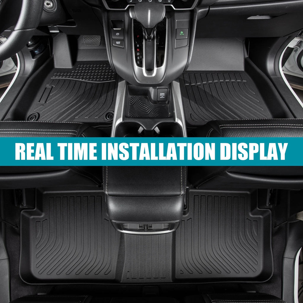Set of 4 TPE Rubber Floor Mats for Toyota Corolla Hybrid (2020–2024)