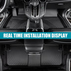Set of 4 TPE Rubber Floor Mats for Toyota Corolla Hybrid (2020–2024)