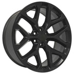 24" Satin Black Wheel Replacement for 2024 Chevy Colorado (2023–2024)