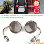 1157 Socket LED Turn Signal Lights for Harley Softail, Dyna, Sportster