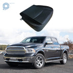 Black Leather Driver Bottom Seat Cover for Dodge Ram Laramie 1500 2500 (2013–2018)