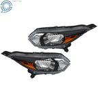 2X Black Headlamp for Honda HR-V (2016-2018)