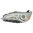 Replacement Chrome Driver Side Halogen Headlight Assembly w/o LED