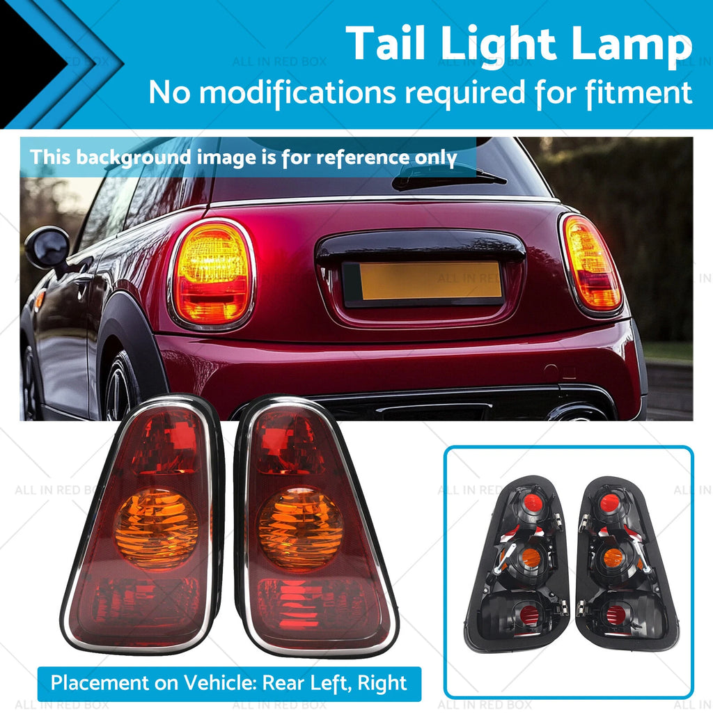 Tail Light Lamp Pair LH+RH for Mini Cooper Hatch (2001–2004)