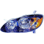 Replacement Driver Side Head Light Assembly For 2005-2008 Toyota Corolla Sedan