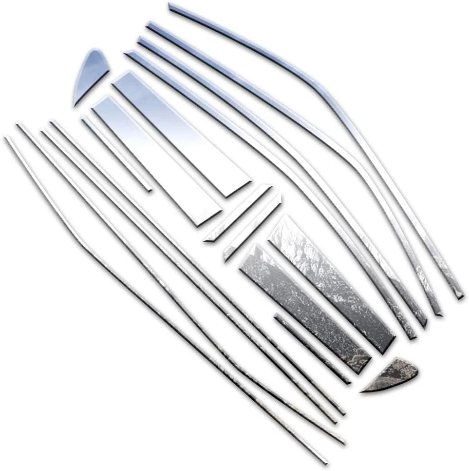 Luxury FX Chrome Window Package for Toyota Corolla (2014–2019)