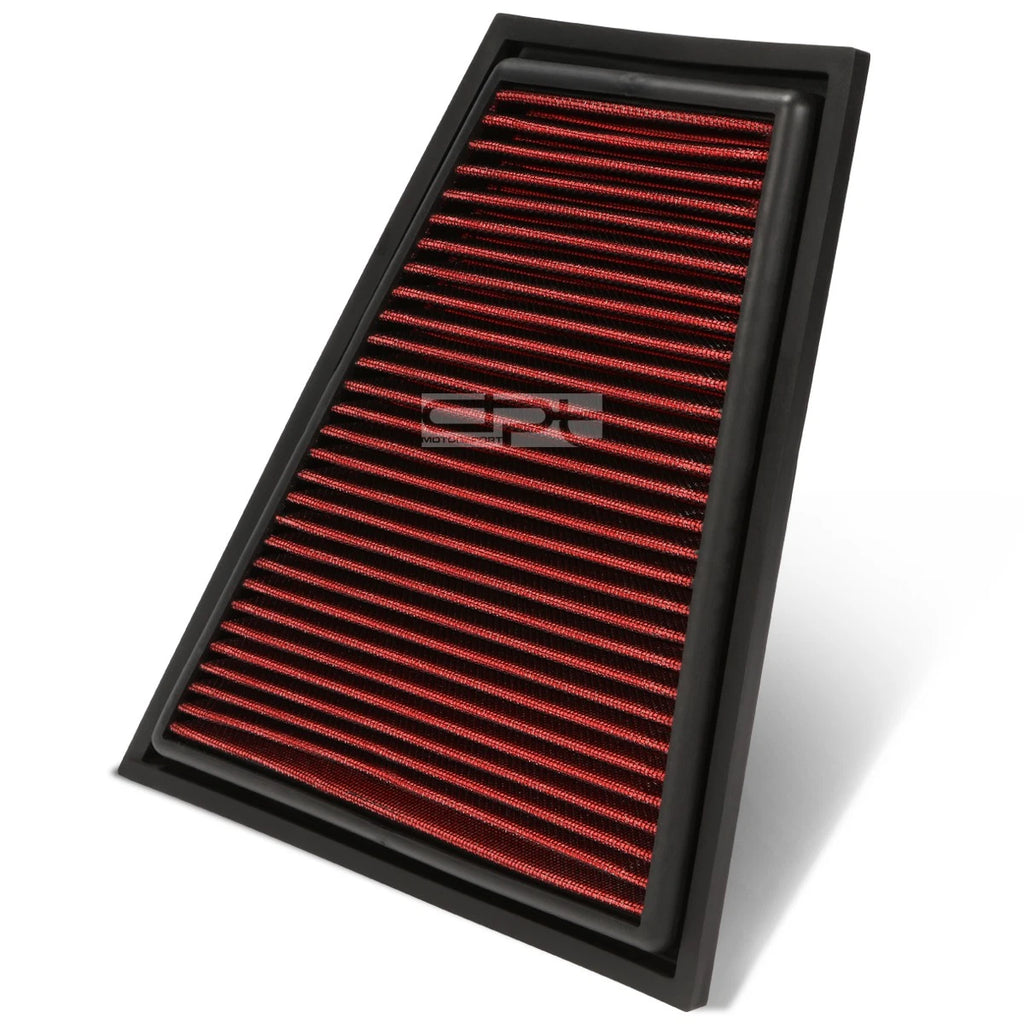 Set of 2 Turbo Red Reusable Washable High Flow Air Filters for Z4/X1/528 (2013–2015)