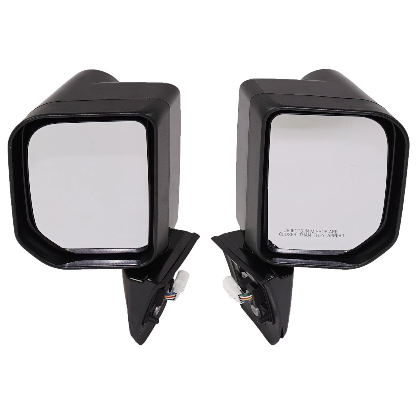 Set of Side View Power Mirrors for Toyota FJ Cruiser (2007–2014) Gloss Black