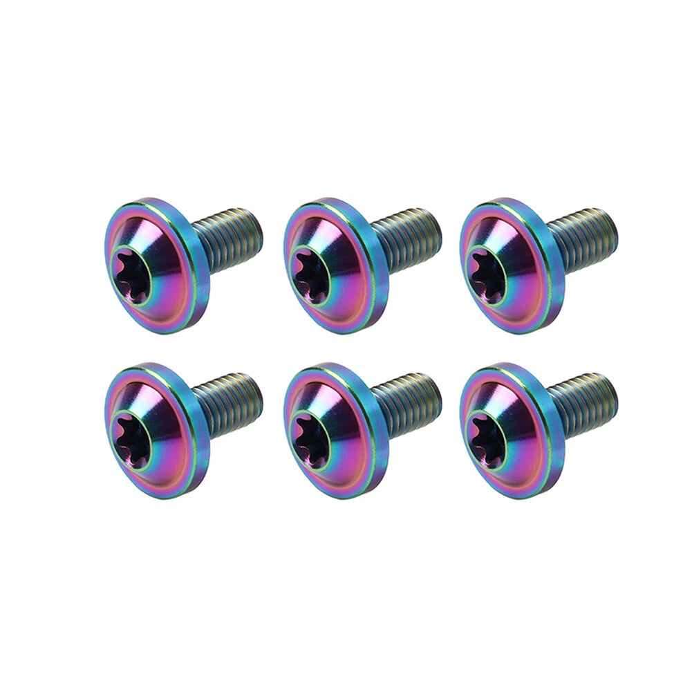 6X Alloy Bolts Truss Torx Head Screws M5x30mm for Bike Motorcycle