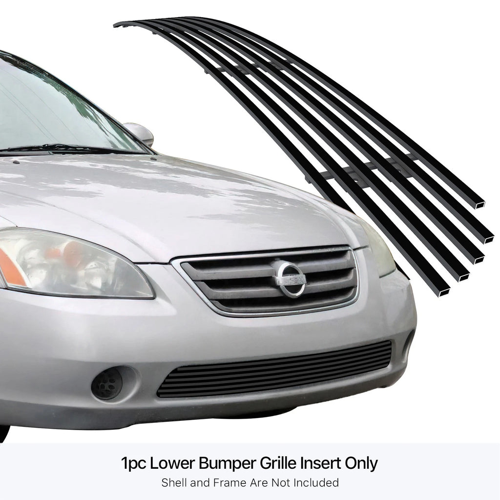 Stainless Black Billet Grille Insert for Nissan Altima (2002-2004)