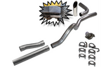 2.5" Aluminized Exhaust Kit for Jeep Wrangler TJ (1997–2000)