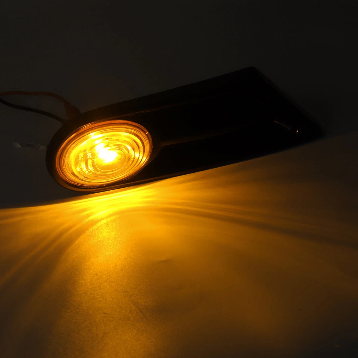 2X Amber Side Indicator Repeater Lights for BMW Mini Cooper R56 R57 (2007–2013)