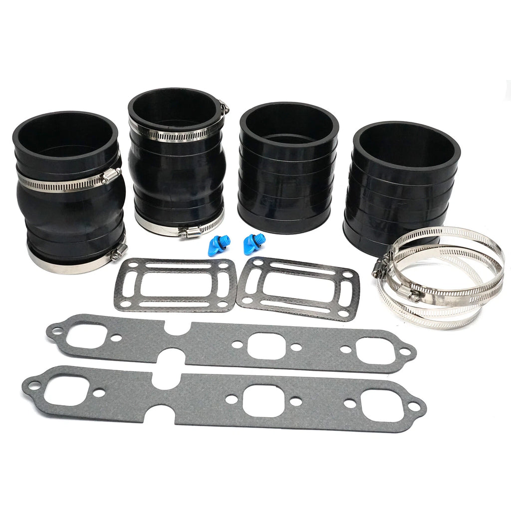 Exhaust Manifold Bellow Hose Kit for OMC 4.3L GM 262 CID V6 (1986–Present)