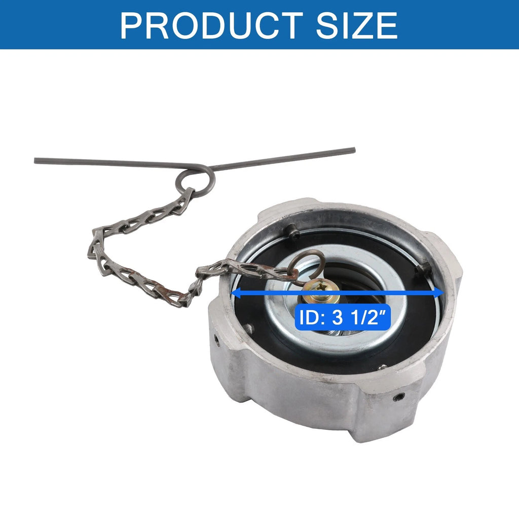 Aluminum Locking Diesel Fuel Gas Cap for Freightliner Cascadia
