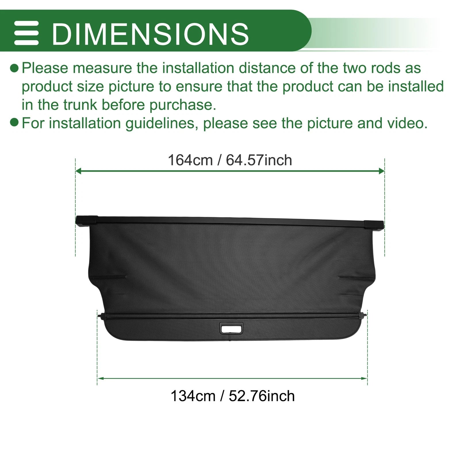 Retractable Cargo Cover for Mercedes-Benz Viano (2010–2015) Canvas